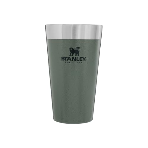 STANLEY Adventure Beer Mug 473 ml - Edelstahl, Vakuumisoliert, Stapelbar, BPA-frei