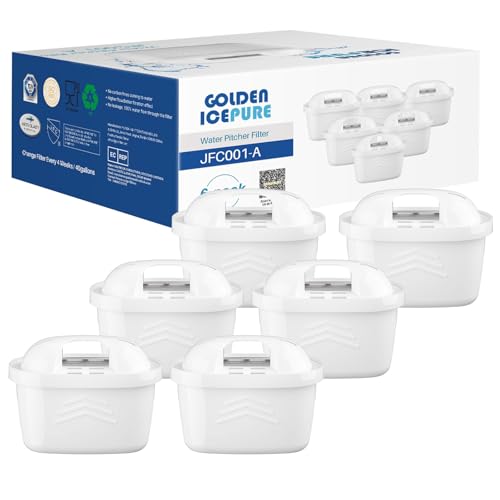 Produktbild: wasserfilter kartuschen golden icepure für brita maxtra+ maxtra pro mavea, 6 stück