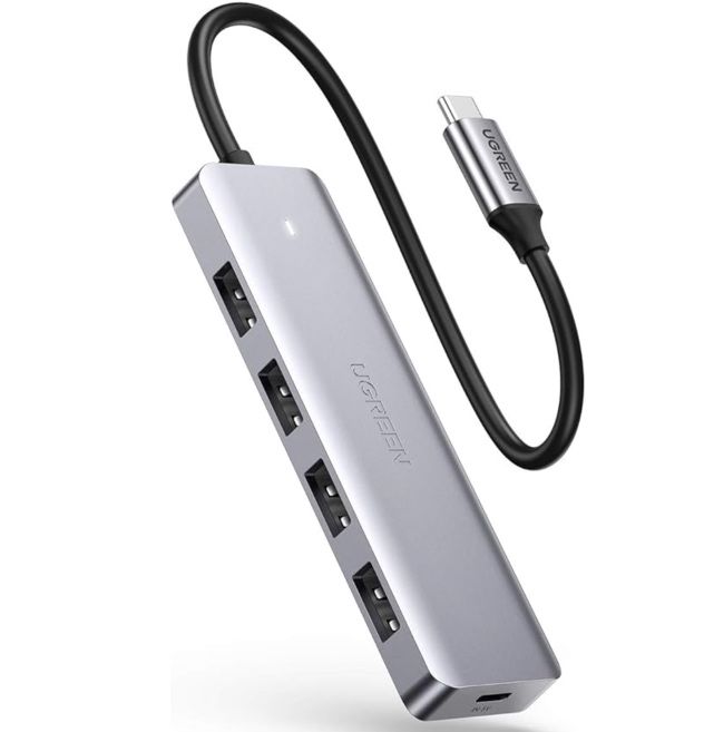 ugreen usb c hub 4x usb 3.0 ports für 9,99 euro rabatt 6 euro