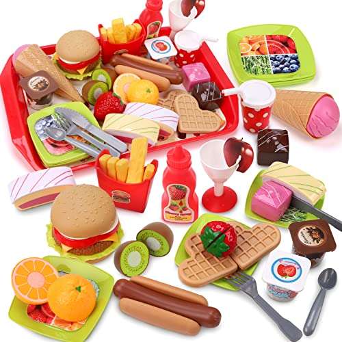 remoking küchenspielzeug set für kinder, Lebensmittel rollenspiel ab 3 Jahre