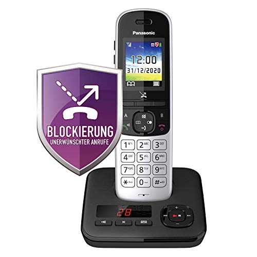 panasonic KX-TGH720GS schnurlostelefon mit anrufbeantworter und farbdisplay, freisprechen