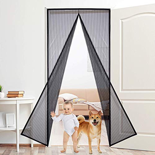 fliegengitter tür magnet 95 x 210 cm, moskitonetz für balkontür, xxYY Insektenschutz