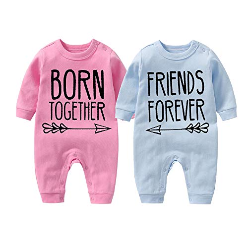 culbutomind baby zwillinge strampler beste freunde geschenk babygröße 7-9 monate