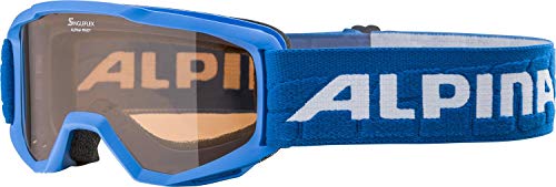 alpina piney skibrille kinder, anti-fog, robust, bruchsicher, 100% uv-schutz