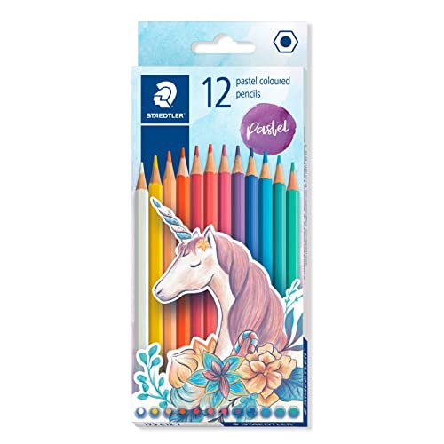 staedtler buntstifte 175 c12 y holzfrei pastellfarben 12 stücke