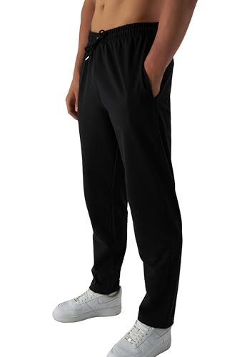 smith solo jogginghose herren schwarz slim fit jogger männer freizeithose l