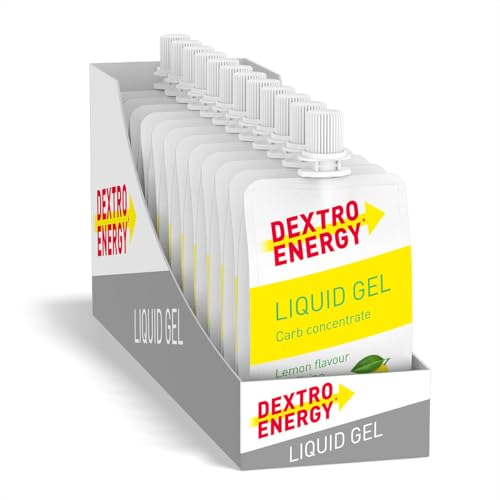 DEXTRO ENERGY Liquid Gel Zitrone, 12x60ml, mit Koffein