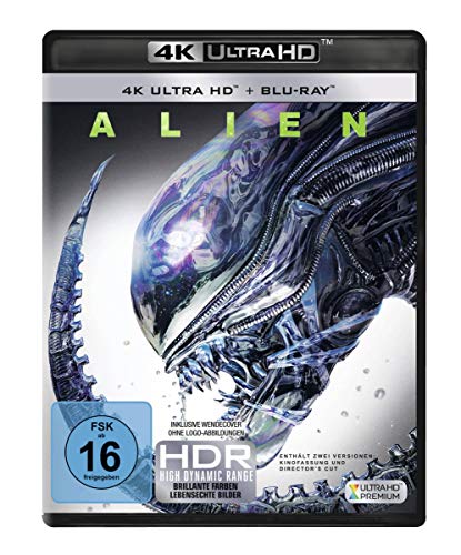 alien 1979 mit sigourney weaver, 4k ultra hd und blu-ray, 1 oscar