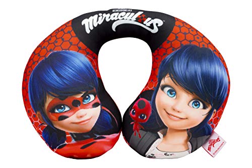 miraculous nackenkissen ladybug grün für autofahrten von abc parts