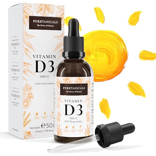 Vitamin D3 K2 tropfen 50ml hochdosiert 1000 IE D3 40 g K2 in MCT-Öl ohne Zusätze