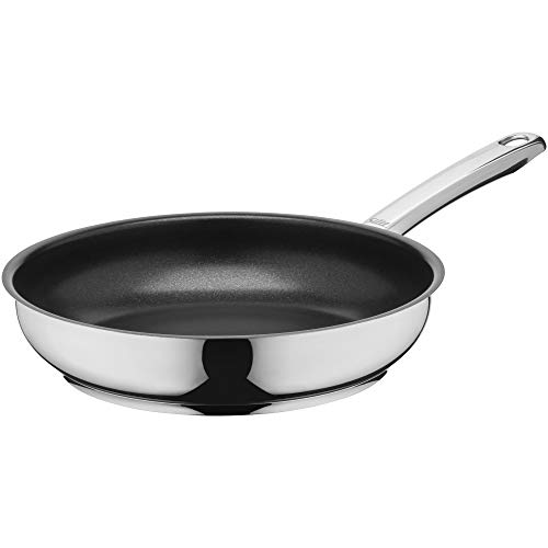 Produktbild: silit bratpfanne induktion 24 cm, edelstahl beschichtet, backofenfest, edelstahlgriff