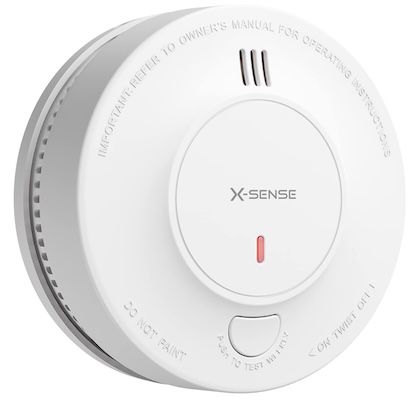x-sense rauchmelder mit 10 jahre batterie, fotoelektrischer sensor, feueralarm
