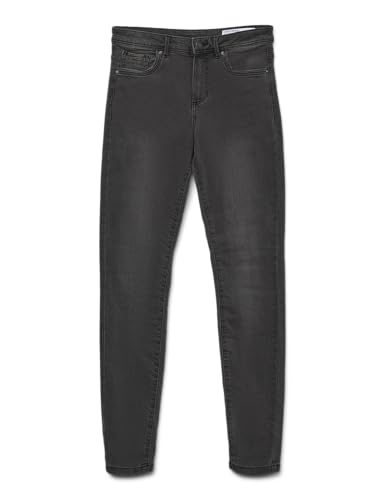 Produktbild: VERO MODA Vmtanya Mr Piping Skinny Jeans, Dark Grey Denim, 34W/30L EU