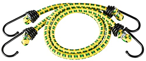 walser gepäckspanner set 2x 45cm gelb mit haken spanngummis und spanngurte
