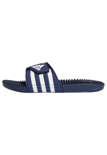 adidas adilette duschschuhe unisex dunkelblau/cloud white 53 1/3 eu