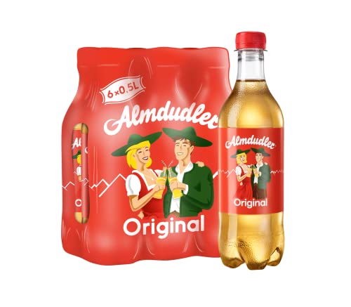 almdudler alpenkräuterlimonade 6 x 0,5 l - natürliche limonade im vorratspack