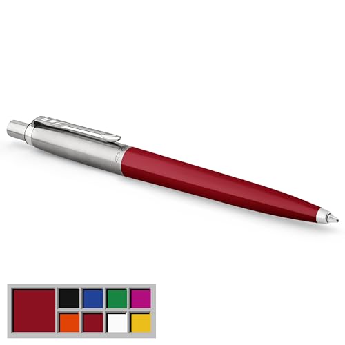 Produktbild: Parker Jotter Originals Kugelschreiber Rot | Mittlere Spitze | Blaue Tinte