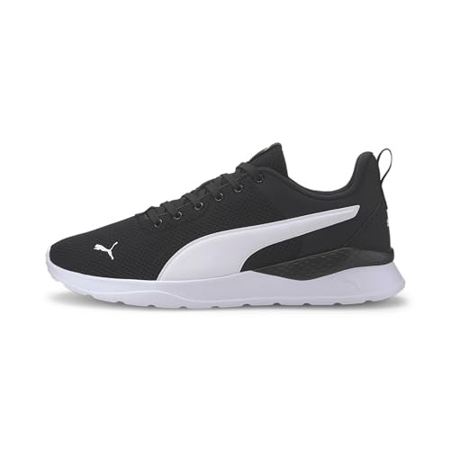 PUMA Anzarun Lite Unisex Sneaker, Niedrig, Puma Black-Puma White, 45 EU