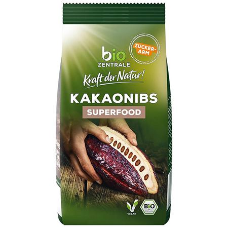 biozentrale Kakaonibs 200g, bio Superfood, günstig ab 3,89