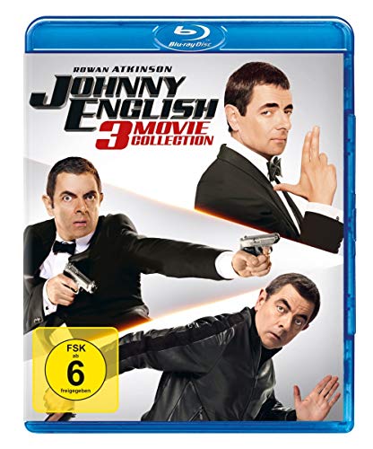 johnny english 3-movie boxset - rowan atkinson - 3 blu-rays - prime