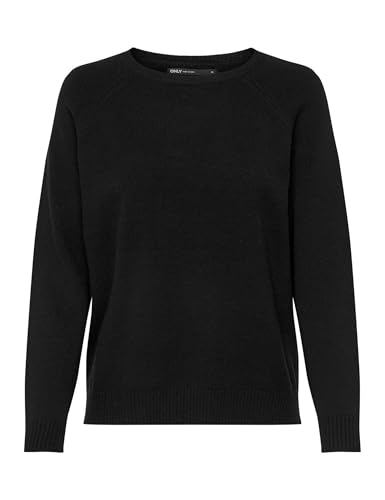 only pullover dames l/s knt noos schwarz 15170427 größe s