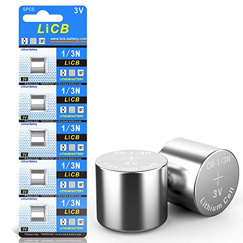 cr1/3n 3v lithium knopfzellen 5 stück liCB batterien