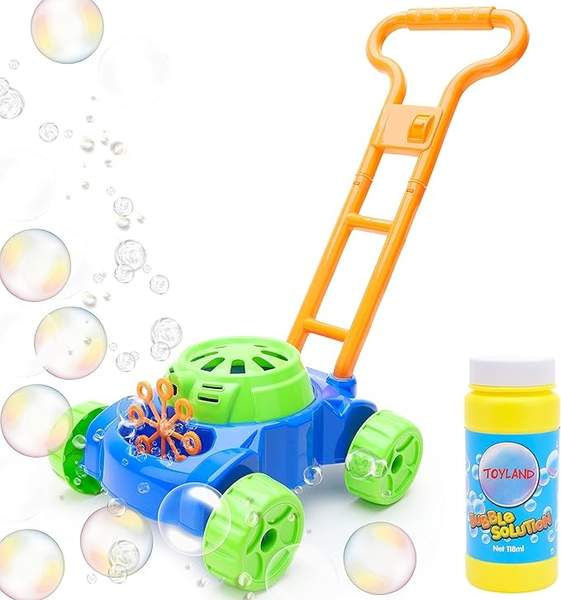 Rasenmäher zum Mitschieben Toyland Lawn Bubble Mower Spielzeug für draußen