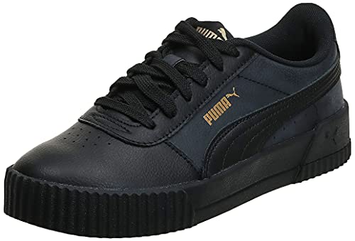 Produktbild: PUMA Damen Carina L Sneakers, Schwarz/Gold, 40 EU