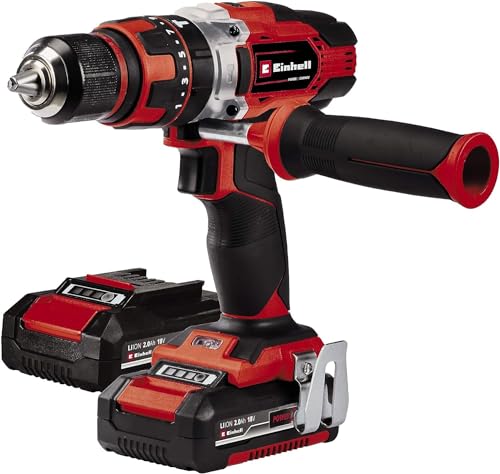 Einhell TE-CD 18/48 Li-i Akku-Schlagbohrschrauber mit 2x 2,0 Ah Akkus + Ladegerät