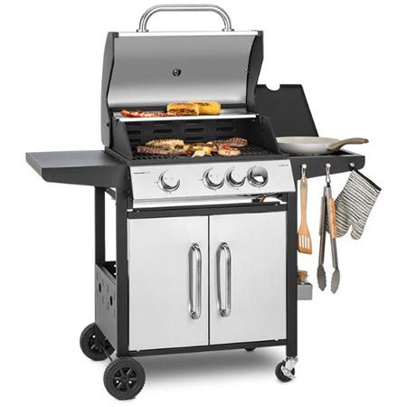 klarstein tomahawk 3.1 s gasgrill 3 brenner und seitenbrenner für 278,99