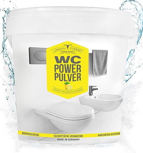 wc reiniger pulver für hygienische toilettenreinigung von urban forest (1kg)