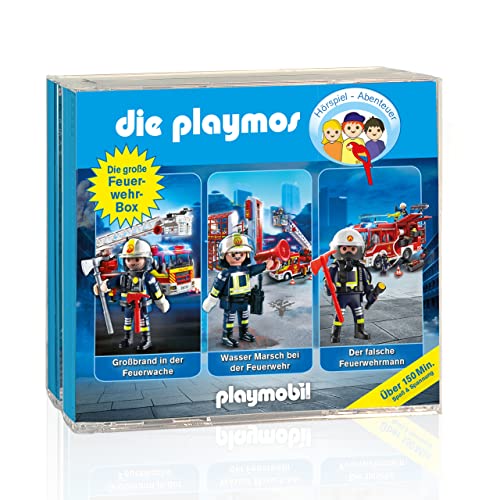 Playmos Feuerwehrbox - Original Playmobil Hörspiele Audio CD Set