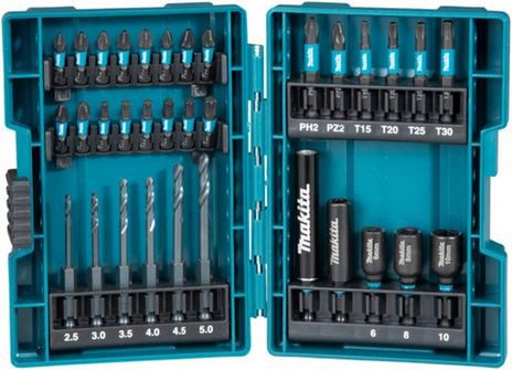 makita bohrer und bit-set 33-teilig b-66896 für 19,99 euro statt 24 euro