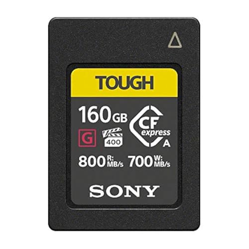 Erleben Sie blitzschnelle Datenbertragung mit der Sony CEA-G160T 160GB Compact Flash Express Card. 800MB/s Lesen, 700MB/s Schreiben  ideal fr Profis!