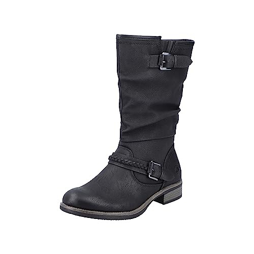 Rieker Damen Stiefel 98860 Schwarz Größe 36 EU