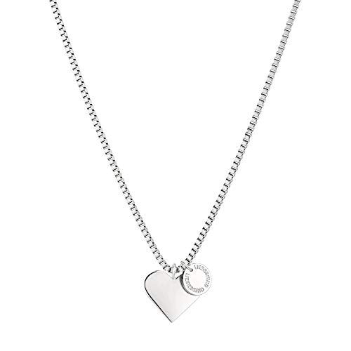 liebesskind berlin collier herz damen Edelstahl silber 45 cm LJ-0503-N-45