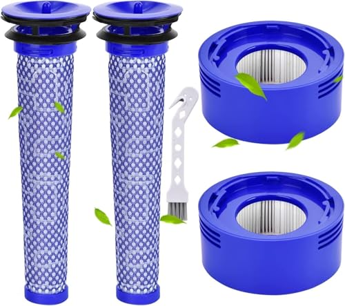 Rebirthcare 2 Stück V7 V8 Filter für Dyson Absolute Animal Pro Motorhead