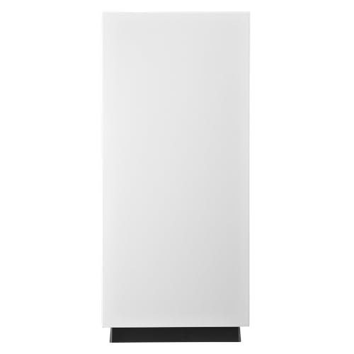 sharkoon pure steel rgb gehärtetes glas midi-tower e-atx kabelmanagement, weiß