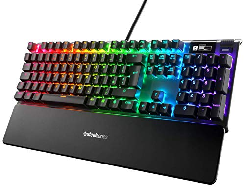 steelseries apex pro englisch tastatur qwerty mit hypermagnetischen schaltern