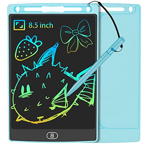 joeais 8,5 zoll lcd schreibtafel für kinder, tragbares zeichentablett blau