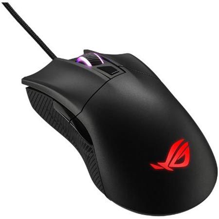 asus rog gladius ii core gaming-maus 6200 dpi für 19,90 euro statt 33 euro