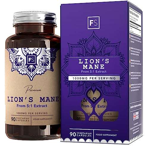 lions mane pilz hochdosiert 1000 mg nootropika 90 vegane tabletten glutenfrei