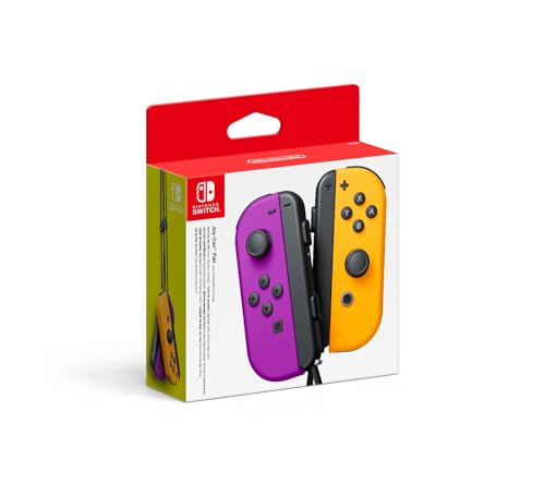 nintendo switch joy-con neon-lila, neon-orange, original controller