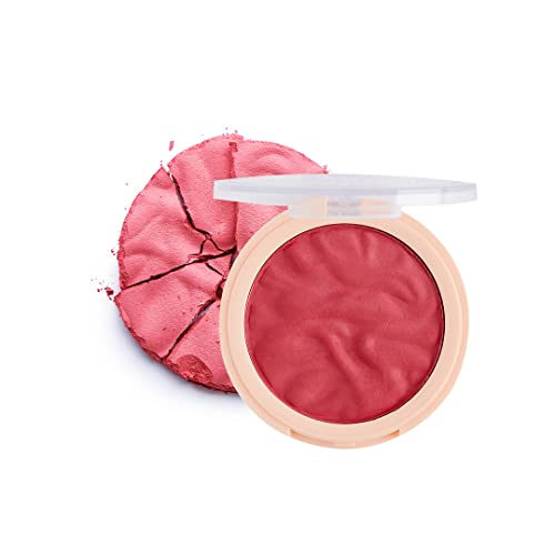 makeup revolution highlight reloaded rose kiss, hochpigmentiertes shimmer face makeup 10g