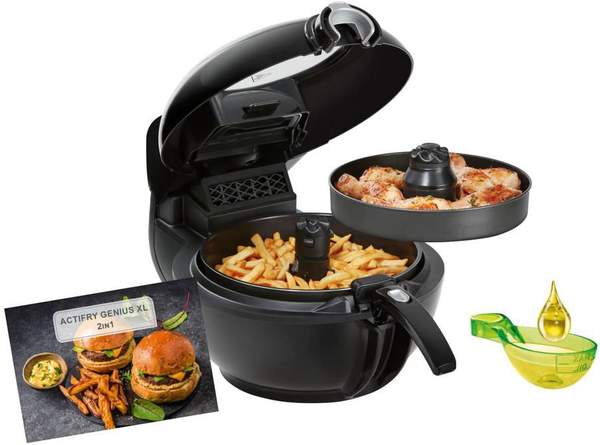 tefal yv9708 heißluftfritteuse actifry genius xl 189,99 statt 246