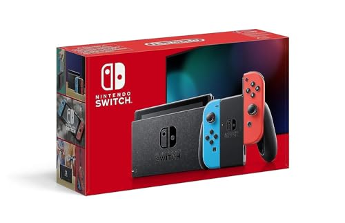 nintendo switch konsole spiel, touchscreen, wifi, blau, grau, rot