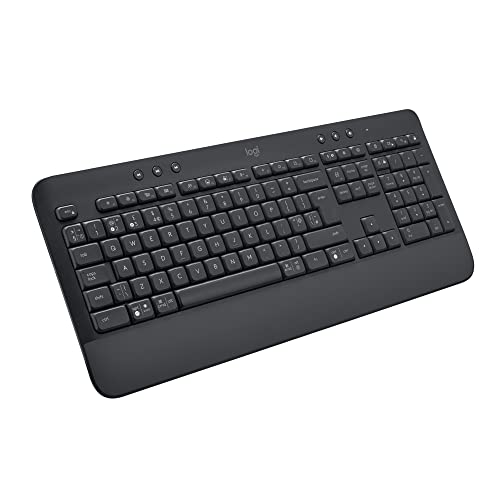 logitech signature k650 tastatur wireless qwertz mit handballenauflage und numpad