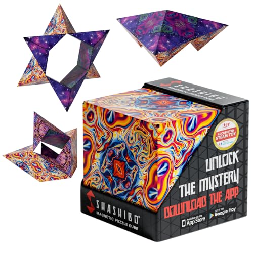 shashibo formwechsel-box  zappelwürfel mit 36 seltenerdmagneten