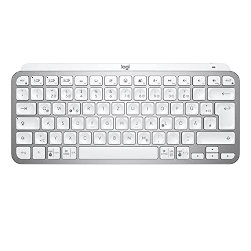 logitech mx keys mini kabellose bluetooth tastatur beleuchtet usb-c metallgehäuse 54,90