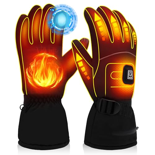 beheizte handschuhe svpro wasserdicht touchscreen für herren und damen, winterhandschuhe